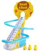 Игровая горка с подъемником Small-Duck скользящие утки с звуковыми эффектами 27.5х24.5х14 см на батарейках, пластик - изображение 1