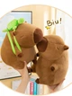 Мягкая плюшевая игрушка Капибара Рюкзак детская 50 см (368515) - изображение 7