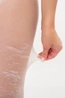 Классические капроновые колготки женские Giulia MESH FLORAL 40 den (5) 2 White-crema, эластичные капронки с цветочным рисунком - изображение 4