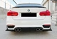 Дифузор заднього бампера для BMW 3 F30/F31/F34 M3 2012-2019, чорний глянець V1 - зображення 1