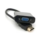Переходник HDMI M to VGA F 0.1m 4K/2K black Voltronic (YT-C-HDMI(M)/VGA(F)-B) (340746) - изображение 2