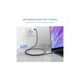 Дата кабель USB-C to USB-C 1.0m US261 3A Alum. Braid Gray\Black Ugreen (50150) (340866) - изображение 2