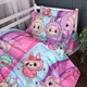 Комплект постельного белья Mirson Полуторный 143х210 см 17-0882 Sweet Labubu Бязь (2200012198063) - изображение 1