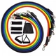 Набор эспандеров для фитнеса 5 жгутов Power Resistance Bands в чехле многофункциональный - изображение 1