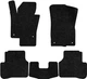 Ворсові килимки EVAtech Standard в салон авто для Volkswagen Passat (B6) (without armrest) 2005-2010 6 покоління Sedan EU чорний кант (VW33529CT5TL4VEB) - зображення 1