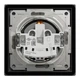 Розетка Schneider Electric ASFORA з кришкою, IP44, антрацит (EPH3100371) - зображення 8