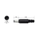 Кабель питания DC 5.5x2.1 (Male to Male) 1m (100cm) для роутера, терминала, ONU, GPON, камер и др. техники - изображение 2