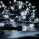 Светодиодная гирлянда-нить черная проволока 100 LED Xmas рубин 7 м 8 режимов белый - изображение 4