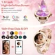 Смарт-часы с камнями Luxury Crystal, мониторингом пульса и сна, украинским языком и двумя ремешками - изображение 6