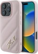 Панель Karl Lagerfeld Quilted Signature для iPhone 16 Pro Max Pink (3666339317836) - зображення 1