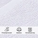 Полотенце махровое хлопок IDEIA - 50x90 белое 600 г/м2 - изображение 5