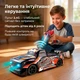 Радиоуправляемая машинка для дрифта 4WD Muscle car orange 18см. с LED подсветкок фар, полноприводная для дрифта и гонок - изображение 4