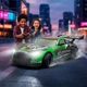 Радиоуправляемая машинка дрифтовая 4WD Mercedes AMG GT 27см. с эффектом дыма LED подсветка полноприводная для дрифта и гонок black-green - изображение 8