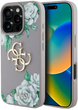 Панель Guess Grained Roses Big 4G для Apple iPhone 16 Pro Purple (3666339427245) - зображення 1