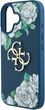 Панель Guess Grained Roses Big 4G для Apple iPhone 16 Blue (3666339427375) - зображення 6