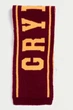Шарф с принтом для женщины Marks & Spencer Harry Potter 3047Y 17 x 137 см Бордовый - изображение 1