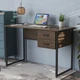 Письмовий стіл Ferrum-decor Таккота 75x140x60 чорний ДСП Дуб Сонома Трюфель 16мм (FRD-101928) - зображення 1