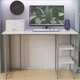 Письмовий стіл Ferrum-decor Кевін 75x100x60 сірий ДСП Біле 16мм (FRD-101711) - зображення 3