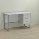Письменный стол Ferrum-decor Гарри 75x140x70 серый ДСП Белое 16мм (FRD-101481) - изображение 1