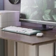 Письмовий стіл Ferrum-decor Кевін 75x100x60 сірий ДСП Дуб Сонома Трюфель 16мм (FRD-101713) - зображення 2