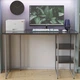 Письмовий стіл Ferrum-decor Кевін 75x100x70 сірий ДСП Сосна Кембра 32мм (FRD-101746) - зображення 2
