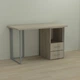 Письмовий стіл Ferrum-decor Отто 76x140x60 сірий ДСП Дуб Сонома 32мм (FRD-101507) - зображення 1
