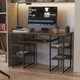 Письмовий стіл Ferrum-decor Тім 75x140x60 чорний ДСП Дуб Сонома Трюфель 16мм (FRD-103962) - зображення 1