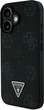 Панель Guess Grained Hot Stamp Peony Triangle Logo MagSafe для Apple iPhone 16 Black (3666339427528) - зображення 4