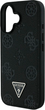 Панель Guess Grained Hot Stamp Peony Triangle Logo MagSafe для Apple iPhone 16 Black (3666339427528) - зображення 6