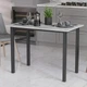 Стол универсальный Knap Ferrum-decor 750x1400x600 Черный металл ДСП Белый 16 мм (FRD-106354) - изображение 1