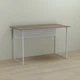 Письменный стол Ferrum-decor Майк 75x140x60 белый ДСП Дуб Сонома Трюфель 16мм (FRD-101319) - изображение 4