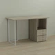Письменный стол Ferrum-decor Отто 75x140x60 белый ДСП Дуб Сонома 16мм (FRD-101032) - изображение 1