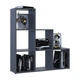 Стелаж Doros Степ 3х3 Графіт відкритий 102.6х28.8х106.1 DRS-011764 (41516162) - зображення 5
