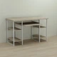 Письменный стол Ferrum-decor Тим 76x120x70 белый ДСП Дуб Сонома 32мм (FRD-101377) - изображение 1