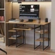 Комп'ютерний стіл Ferrum-decor Тім 75x120x60 чорний ДСП Дуб Сан-Марино 16мм (FRD-103953) - зображення 1