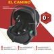 Дитяче автокрісло автолюлька EL CAMINO ME 1110 i-FIX 0-13 кг Moon Black - зображення 1