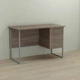 Письменный стол Ferrum-decor Гарри 75x140x70 серый ДСП Дуб Сонома Трюфель 16мм (FRD-101483) - изображение 1