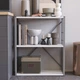 Этажерка 3/60 Ferrum-decor Серии Конект 75x60x28 серый ДСП Белое 16мм (FRD-104266) - изображение 1