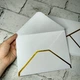 Конверт бумажный Gold 13,5х18,4 см Белый B2R-3 - изображение 2