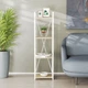 Етажерка 4/34 Ferrum-decor Серії Конект 120x34x28 білий ДСП Дуб Сонома 16мм (FRD-104280) - зображення 1