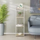 Етажерка 4/34 Ferrum-decor Серії Конект 120x34x28 сірий ДСП Дуб Сонома 16мм (FRD-104286) - зображення 1