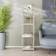 Етажерка 4/34 Ferrum-decor Серії Конект 120x34x28 сірий ДСП Дуб Сан-Марино 16мм (FRD-104284) - зображення 1
