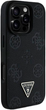 Панель Guess Grained Hot Stamp Peony Triangle Logo MagSafe для Apple iPhone 16 Pro Black (3666339427542) - зображення 2