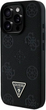 Панель Guess Grained Hot Stamp Peony Triangle Logo MagSafe для Apple iPhone 16 Pro Max Black (3666339427559) - зображення 4