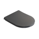 Сидіння-кришка для унітазу Mixxus Premium SEAT COVER ELLIPSE-TOPPER-2002 GRAY 425х360х25mm дюроплас - зображення 1