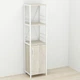 Етажерка 3/34 Ferrum-decor Серії Конект із тумбою 144x34x28 Білий ДСП Сонома (FRD-104431) - зображення 1