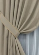 Комплект штор VR-Textil 100% блэкаут ASHEN NIGHT 200х270 2шт и Тюль 500х270 1853ш-1153т бежевый с белым 71-086/6 - изображение 4