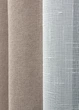 Комплект штор VR-Textil лен премиум ELEMENTA 150х270 2шт и Тюль 400х270 1869ш-115т бежевый с белым 71-073/3 - изображение 6