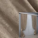 Комплект готовых штор VR-Textil Жакард Sultan XO № 1682ш Какао 150х290 см 2 шт (33-0927) - изображение 1