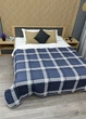 Покрывало декоративное Decorator Kelso 215х240 см синий с белым (85-202) - изображение 5